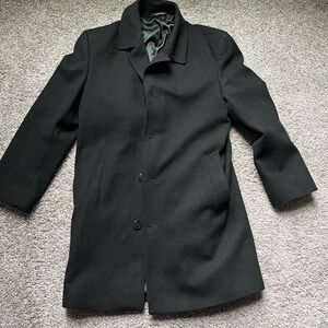 London Fog Men's Black Trench Coat